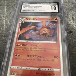 Charizard VMAX Climax Pokemon Card CGC 10