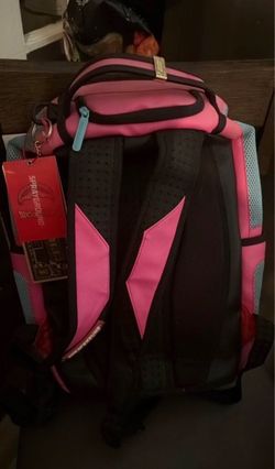 Sprayground Pink and Black Backpack
