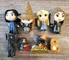 2017-2018 Funko Mystery Minis Wizarding World: Lot of 8 Pristine Loose Near-Mint Harry Potter & Fantastic Beasts Figures