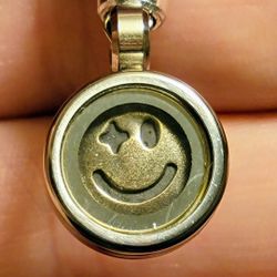 Starry Eyed Pendant - NEW - 15MM - SOLID 999 FINE SILVER 