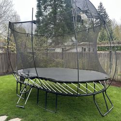 Free spring free trampoline!