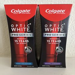 2 Pack Optic White Pro Series Toothpaste
