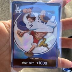 Luffy One Piece Dodger Card