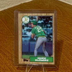 Mark McGwire 1987 Rookie Sports Card
