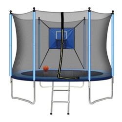 8 foot kids trampoline new