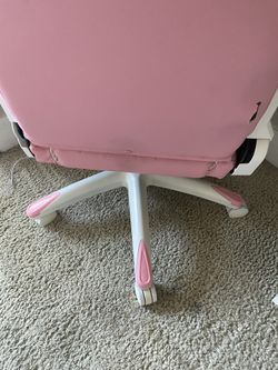AutoFull C2 Pink Bunny Gaming Chair Cute Kawaii Gamer Chair for