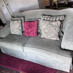 Couch With Cushions/pillows