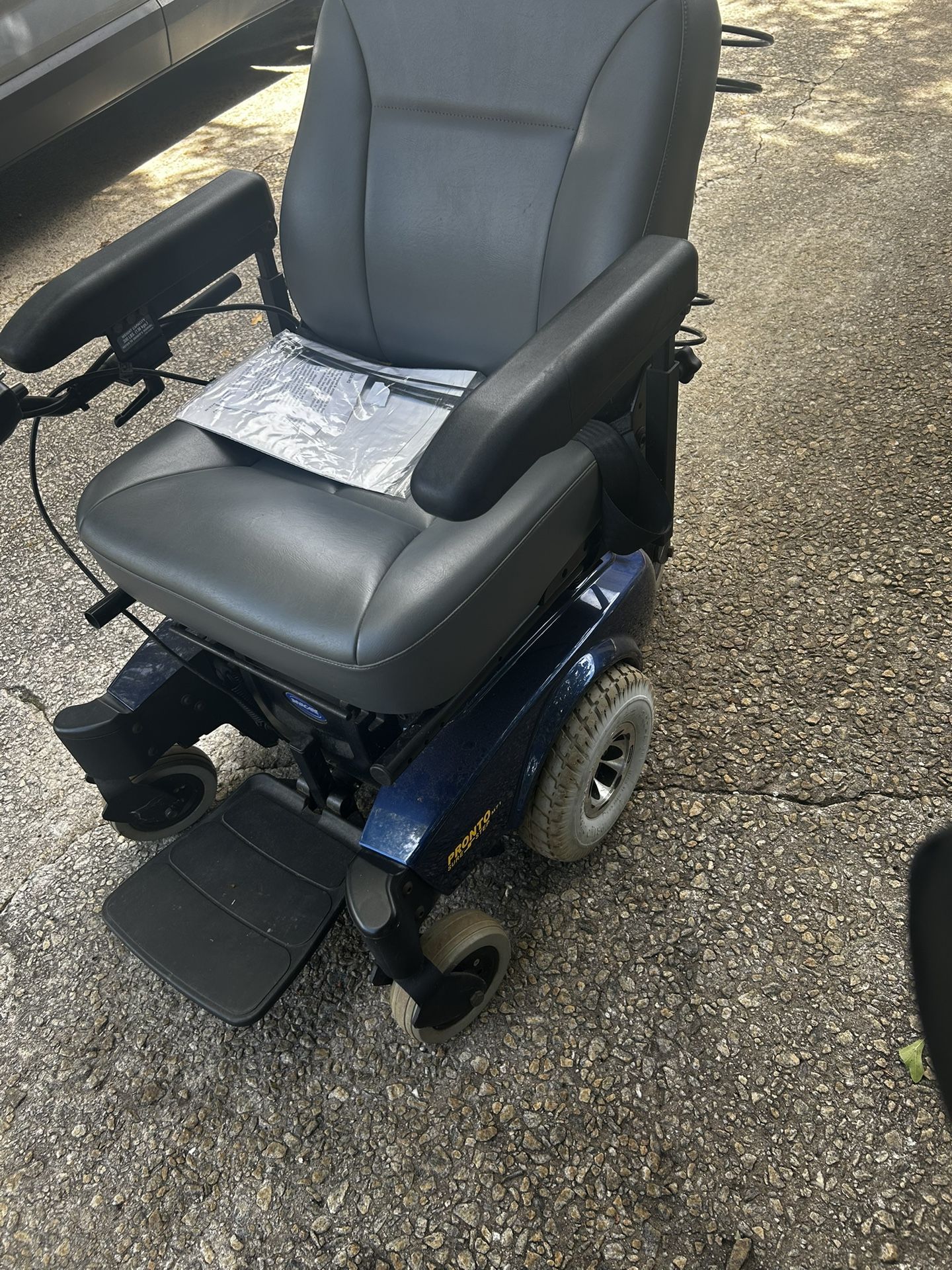 Powered Wheelchair- Invacare Pronto M71 Powered Wheelchair With Sure Step + Manual