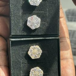 Premium Lab Stone  13mm Earrings