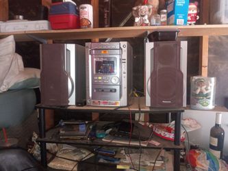 Stereo,cD player, DVD player cassette player, Panasonic