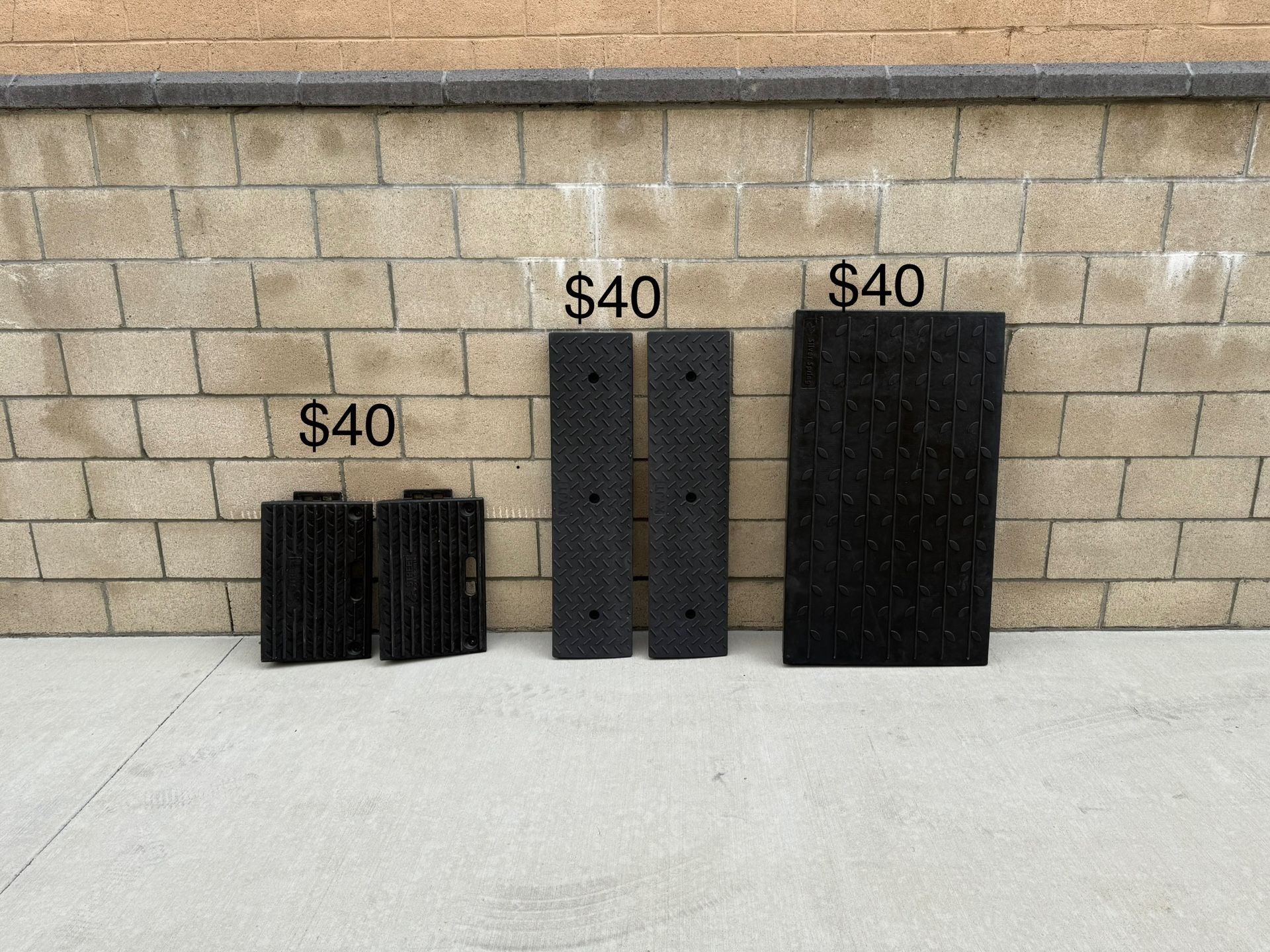 NEW Driveway/Curb Rubber Ramp Threshold For Sidewalks, Cars, Wheelchairs, Motorcycles **SEE PHOTO FOR PRICING**