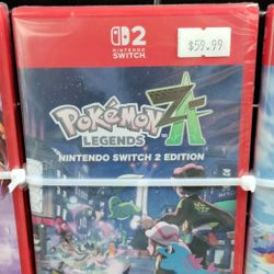 Pokemon Legends ZA Brand New Switch 2 