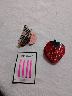 Hair clips.  2 new all for