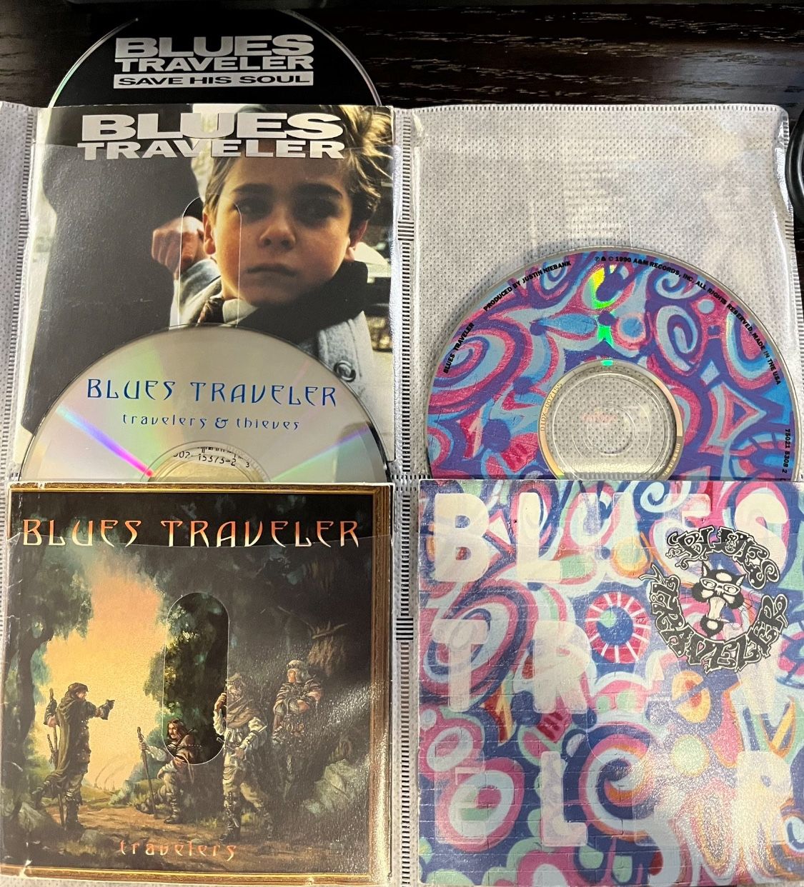 3 CDs blues traveler. Great collection of songs. Includes 3 CDs and album notes and art. No plastic gem boxes. In CD sleeve. I can mix and match any n