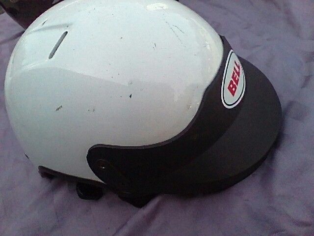 Bell extra large white helmet