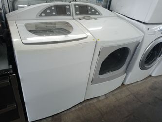 GE Profile Harmony top load washer and dryer set - Free delivery