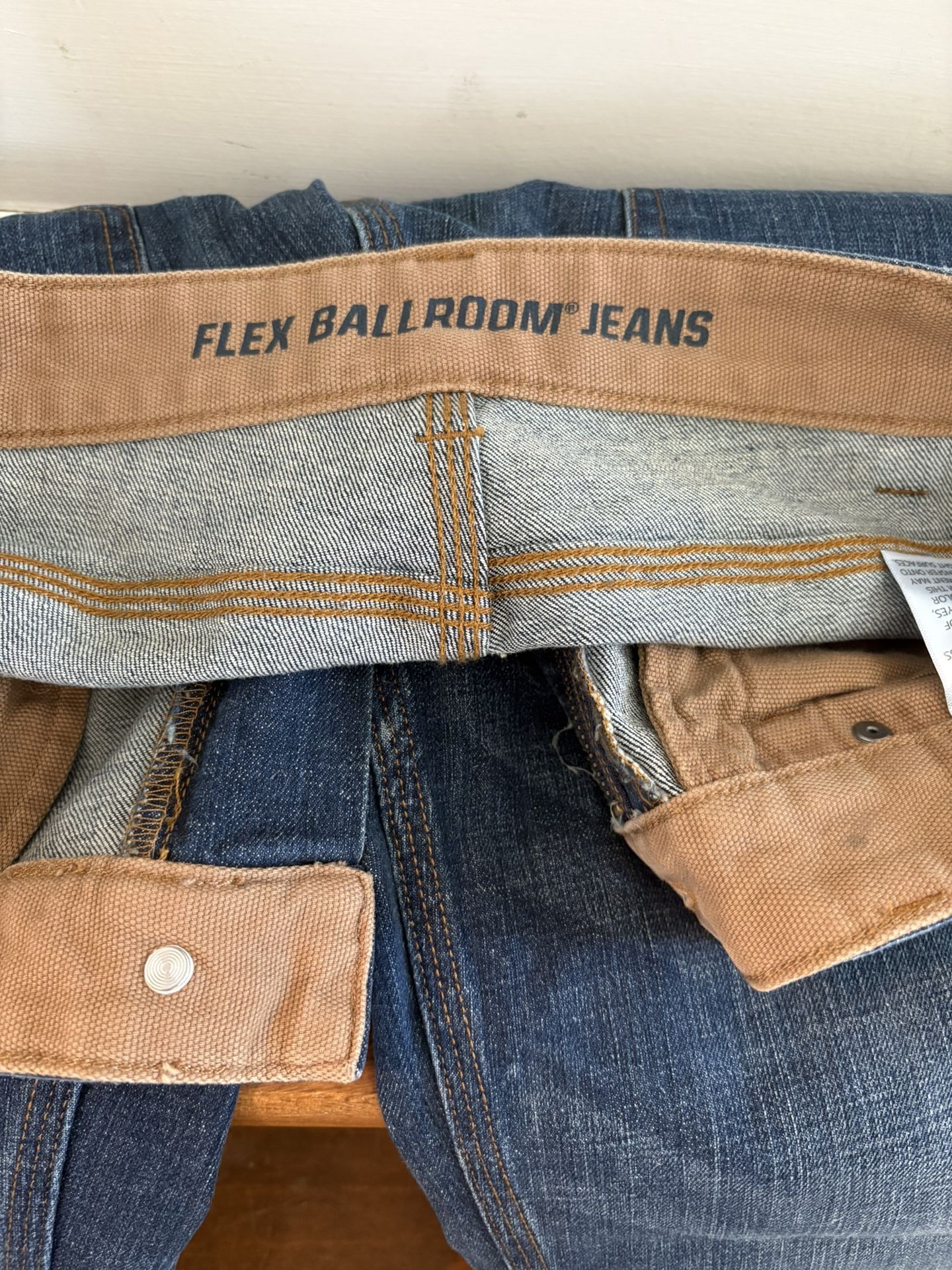 NEW Duluth Ballroom Texas Fit Jeans. 36x32