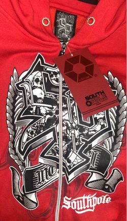 Southpole Zip-up Hoodie Skull pit