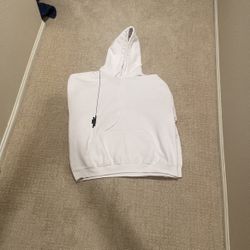 White Billie Eilish Hoodie with Hang