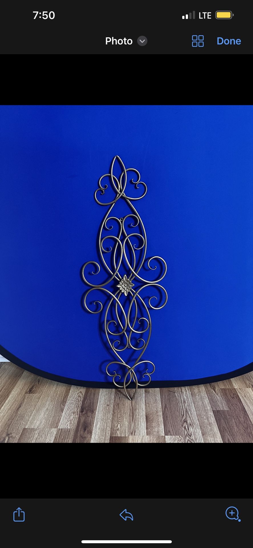 Gold Metal Decor