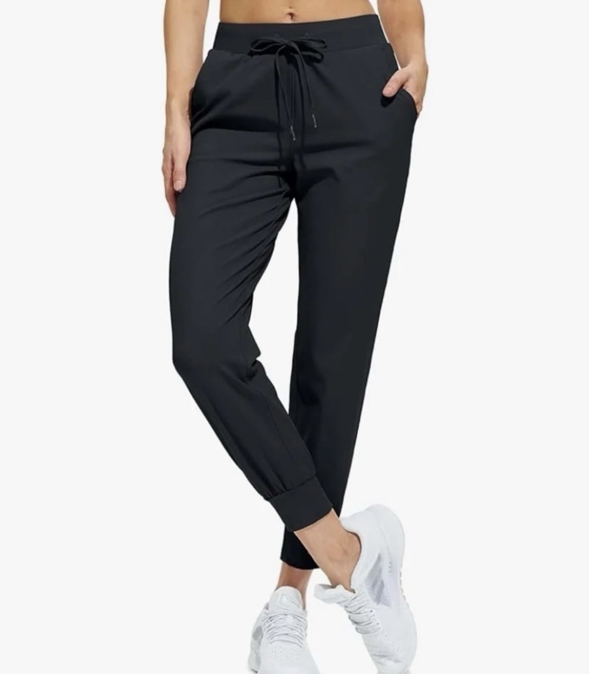 Black Joggers Pants Lightweight Running Sweatpants XL.  (S)