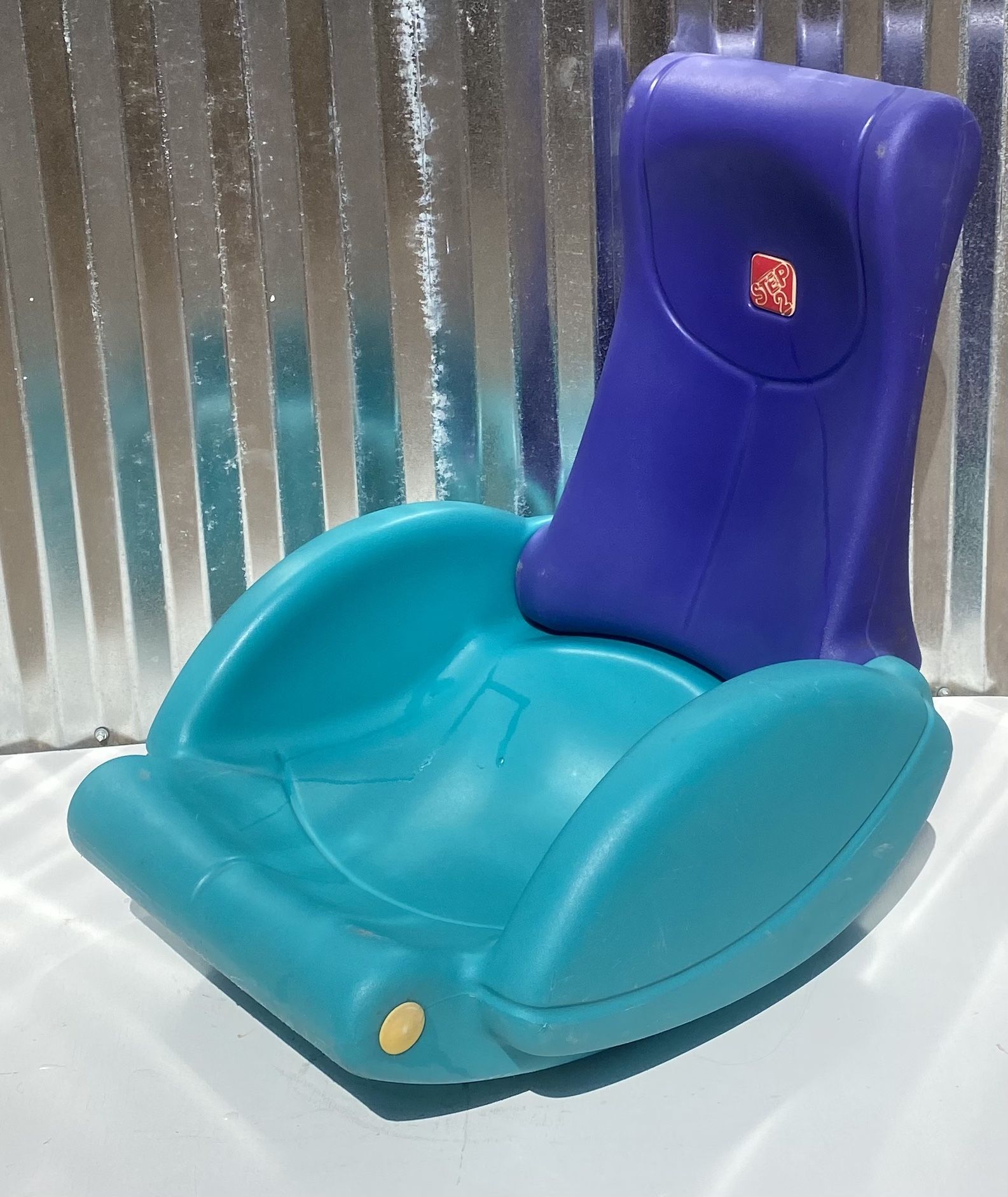 Vintage Step2 Rock N Fold Lounge Video Gaming Rocker Chair for