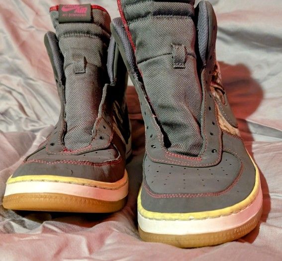 RARE Nike Air Force One Downtown High ART FABRICS Men's Size 11