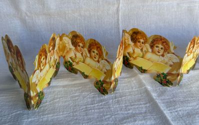 vintage cherub angel paper garlands