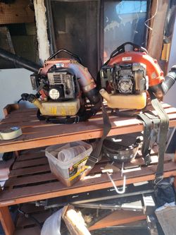 2 Husqvarna Backpack Blowers