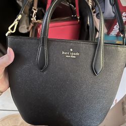 Kate Spade Glimmer Black Crossbody Bag