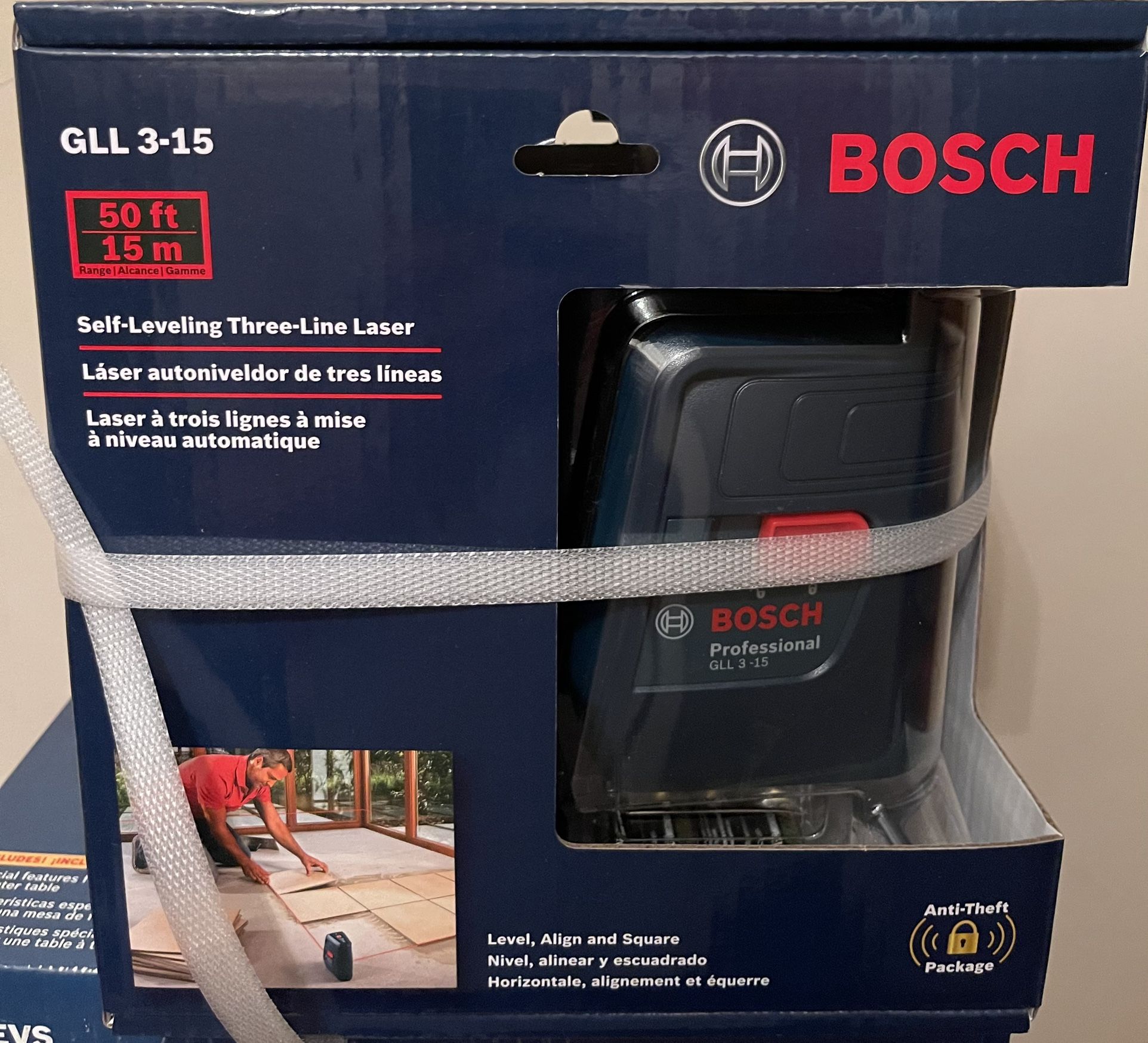 NEW NEW NEW…. BOSCH RED LASER LEVEL