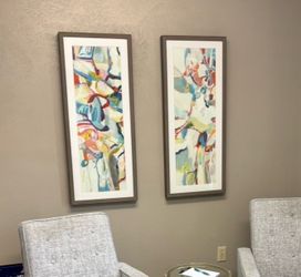 Framed wall art- set of 2