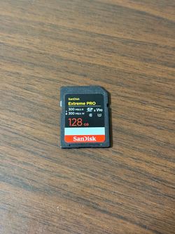 SanDisk Extreme PRO UHS-II V90 SDXC Memory Card 128GB ($289 new)