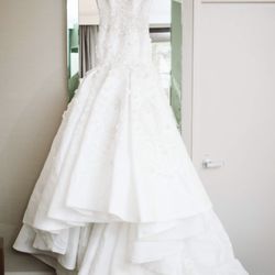 Fit & Flare Wedding Gown W/ 6ft Train