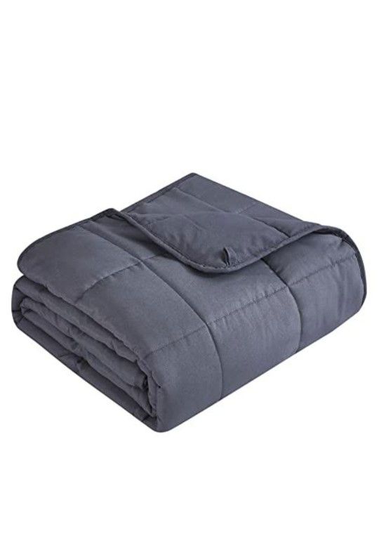 Topcee Weighted Blanket (20lbs 60"x80" Queen Size) for Adult All-Season Summer Fall Winter Cooling Breathable Heavy Microfiber Material with Glass Bea