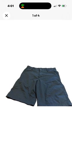 Under Armour Boys Black Khaki Shorts! Large 30x11