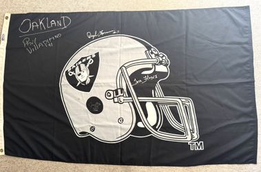 Oakland Raiders Autographed Banner