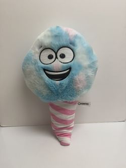 15” Goffa Smiley Cotton Candy Plush Stuff Animal Toy Carrnival Food NWT