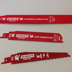 Diablo Bi Metal  Automobile Dismantling &Wood Blades 