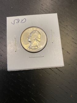 1958 d silver Quarter UNC BU