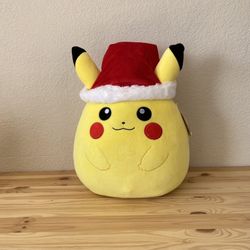 Pokemon Pikachu 14" Squishmallows Holiday Plush (Santa Christmas Edition) ✨🎄  
