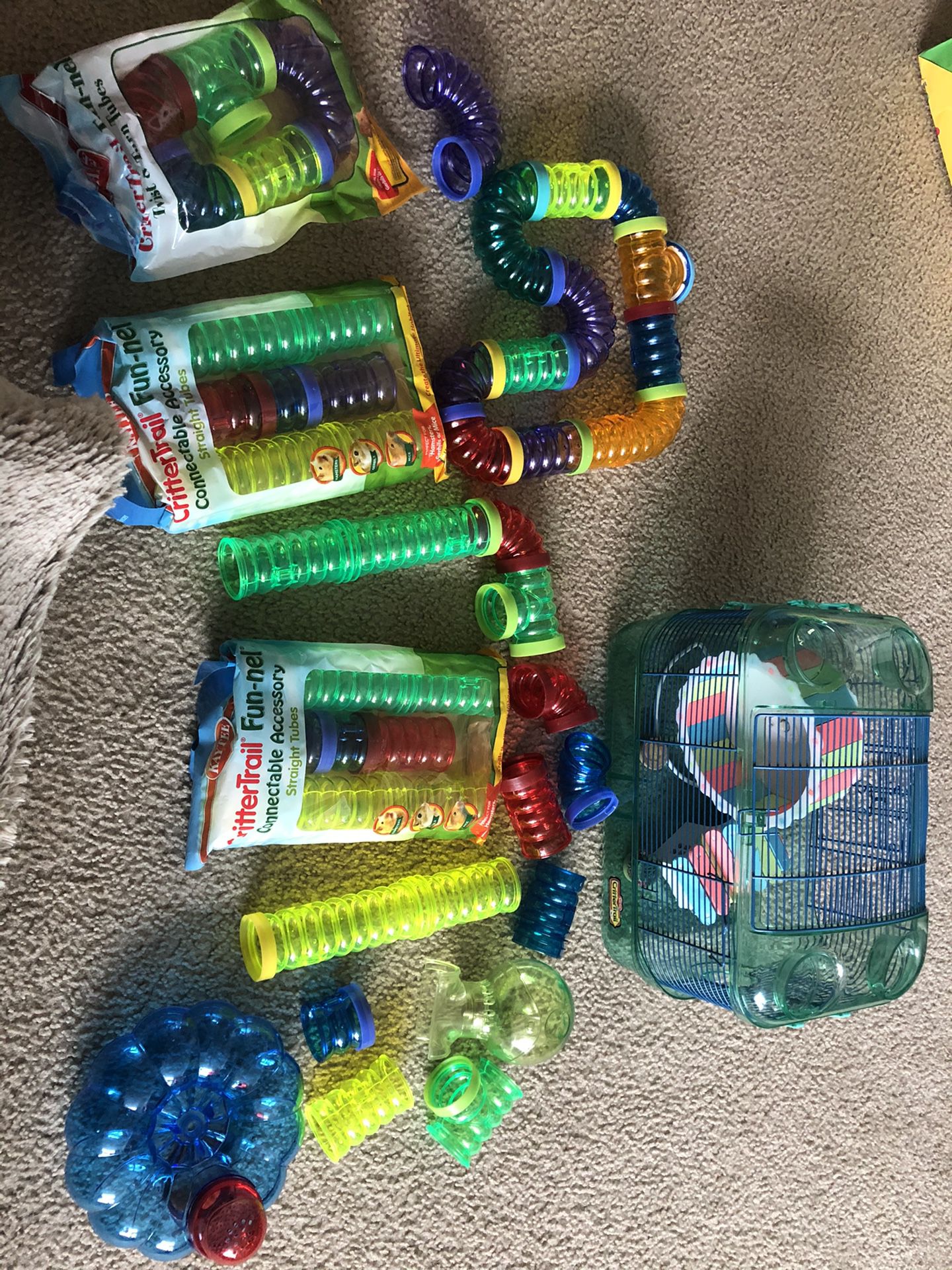 Kaytee hamster cage and accessories