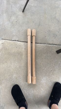 Wooden measured cookie rolling pin