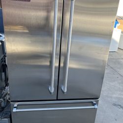Viking Refrigerator French Door Stainless Steel 
