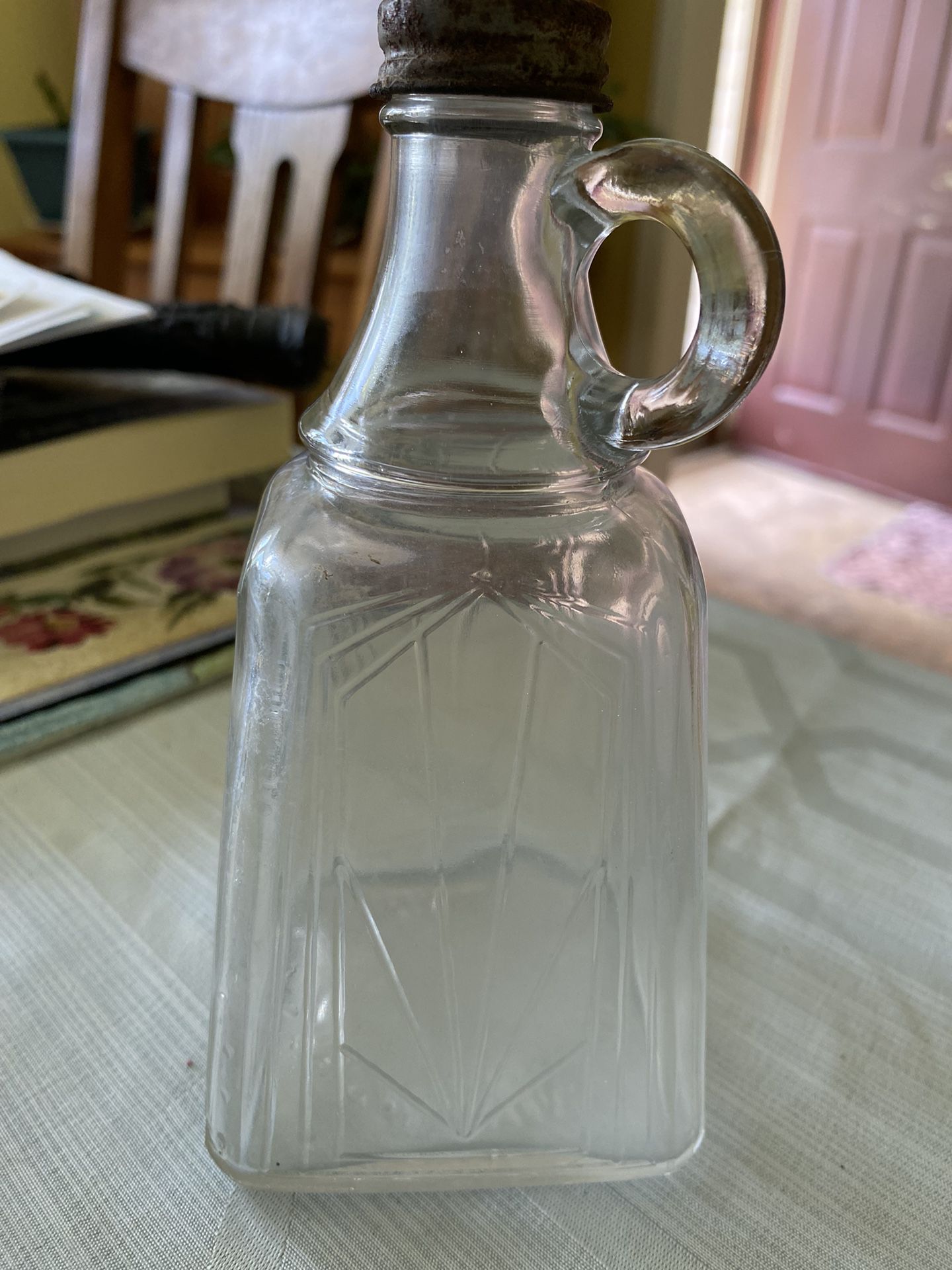Vintage White House Vinegar Bottle