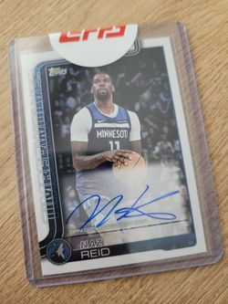 2025 Topps Flagship Naz Reid Autographed Card