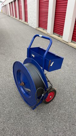 Heavy Duty Strapping Dispenser Cart with Strapping Roll