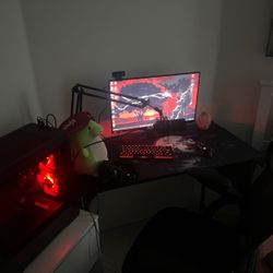 Computer Set Up + Desk And Chair 