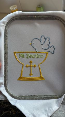 Servilleta para bautizo
