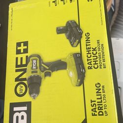 NEW Ryobi ONE+ 18V Drill Kit – Battery, Charger + 22-Pc Bit Set